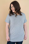 Casual t-shirt - light grey
