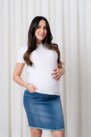 Maternity skirt - denim