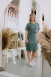 CAMILLE dress - teal