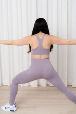 Yoga top - ash lilac