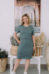 CAMILLE dress - teal