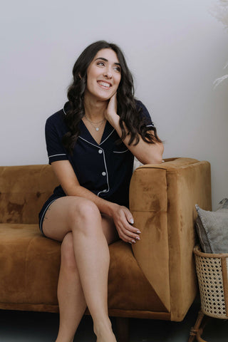 Pyjamas 2 pieces - navy