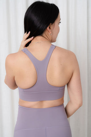 Yoga top - ash lilac
