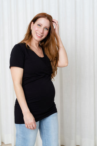 Covered heart t-shirt - black