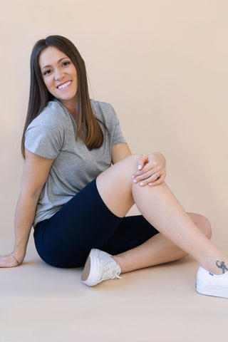 Biker shorts - navy