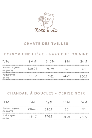 ROSE & LÉO - Pyjama une pièce - douceur polaire