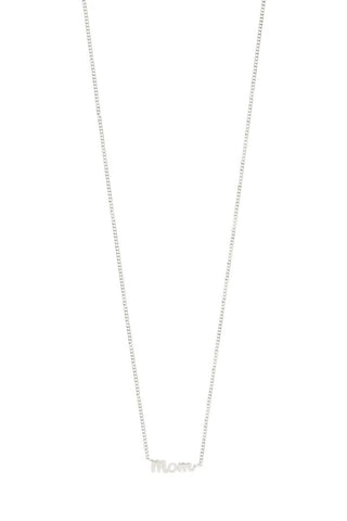 MOM - Collier à pendentif recyclé - plaqué argent