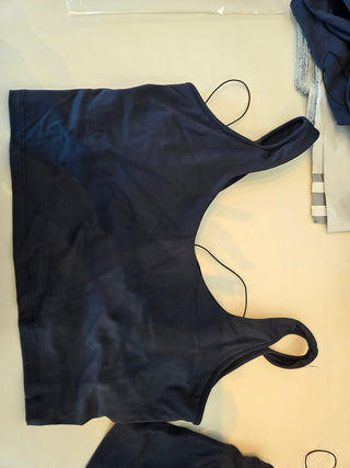 LÉGERS DÉFAUTS - LDP - Haut avec soutien - marine