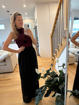 Top TARA - rouge grenat