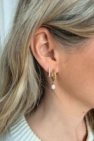 SHIFT - Boucles d’oreilles perle d’eau douce recyclées