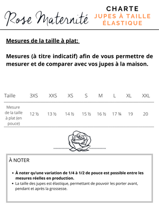 Jupe fleurie à taille élastique - vert fougère