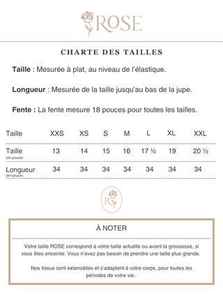 Jupe midi fleurie avec fente - combo brun & blanc