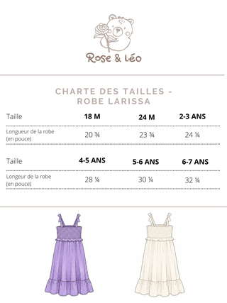 ROSE & LÉO - Robe mini LARISSA - ivoire doux