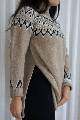 Chandail cozy - motif d'automne