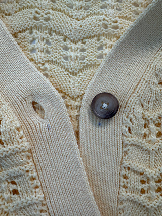 LÉGERS DÉFAUTS - Cardigan en maille léger - mimosa
