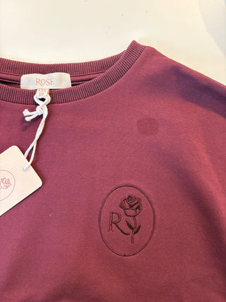 LÉGERS DÉFAUTS - Crewneck oversize ROSE - baies sauvages