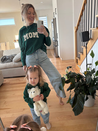 Crewneck MOM - vert forêt