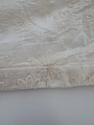 LÉGERS DÉFAUTS - LDP - Short broderie floral - crème