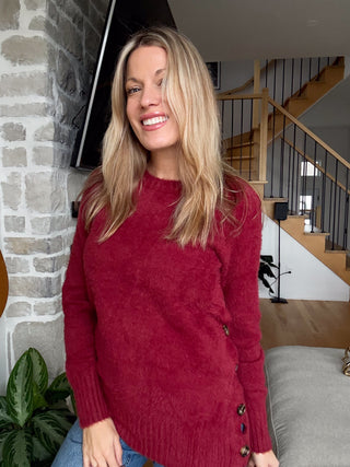 Chandail PÉNÉLOPE - canneberge