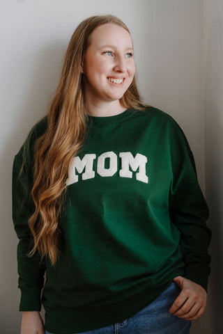Crewneck MOM - vert forêt