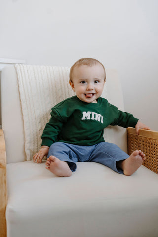 ROSE & LÉO - Crewneck MINI - vert forêt