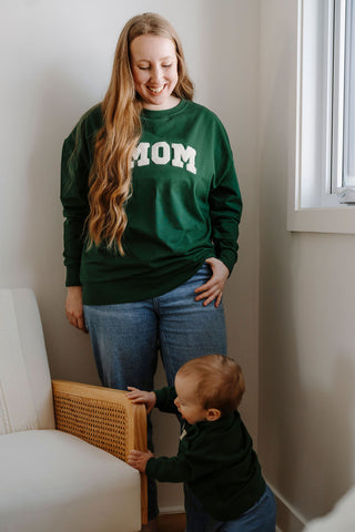 Crewneck MOM - vert forêt