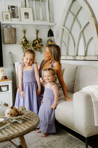 ROSE & LÉO - Robe mini LARISSA - lilas