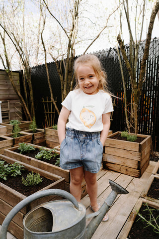 ROSE & LÉO - Mini t-shirt fruité - citron