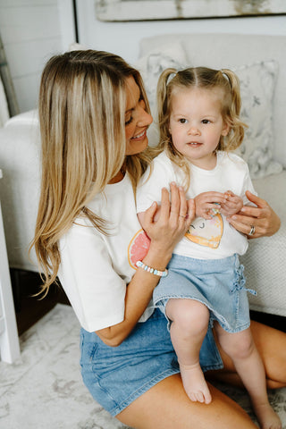 ROSE & LÉO - Mini t-shirt fruité - citron