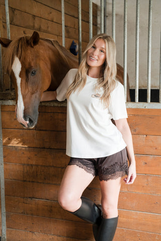 T-shirt oversize - chapeau de cowboy