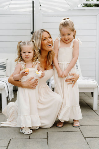 ROSE & LÉO - Robe mini LARISSA - ivoire doux