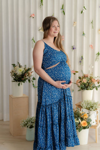 Robe LOLA - bleu azur