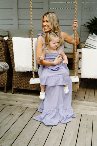 ROSE & LÉO - Robe mini LARISSA - lilas