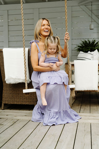 ROSE & LÉO - Robe mini LARISSA - lilas