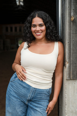 Camisole en bambou - crème