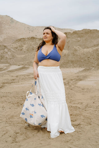 Haut de maillot de bain - blue bloom
