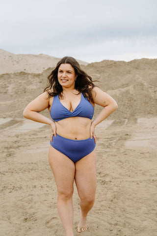 Bas de maillot de bain - blue bloom
