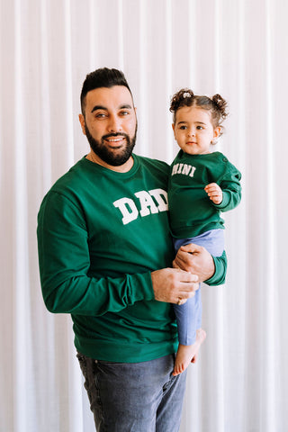 ROSE & LÉO - Crewneck MINI - vert forêt