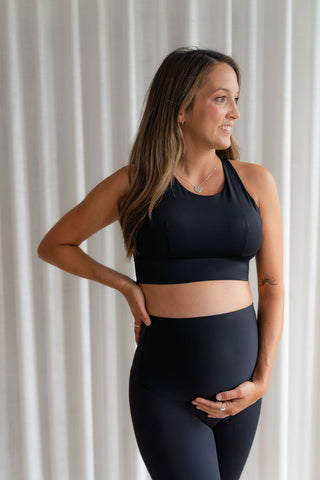 Top de yoga - noir
