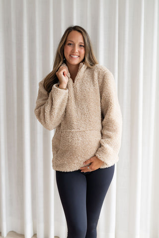 Chandail TEDDY BEAR - beige bouclé