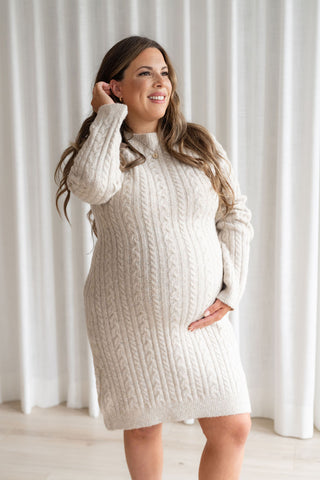 Robe SAHARA - beige tressé