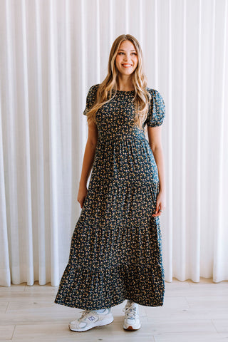 Robe ROSANNA - floral champêtre