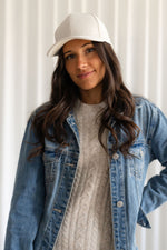 Casquette en corduroy - beige