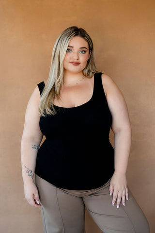 Camisole en bambou - noir