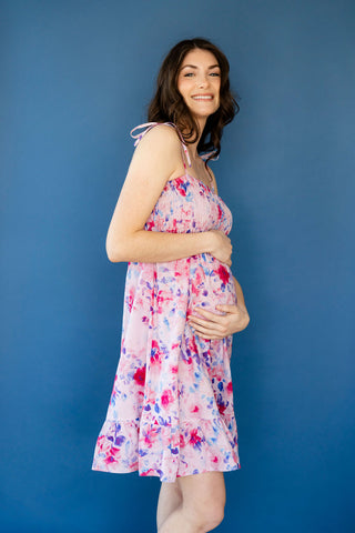 Robe TIARA - rose sauvage