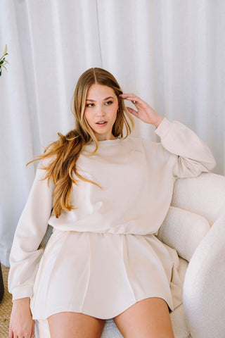 Sweatshirt ANGELA - avoine