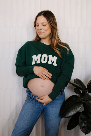 Crewneck MOM - vert forêt