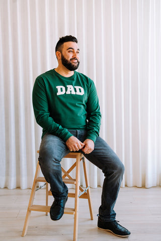 Crewneck DAD - vert forêt