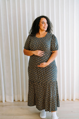 Robe ROSANNA - floral champêtre