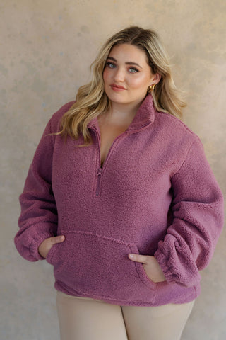 Chandail TEDDY BEAR - rose violet